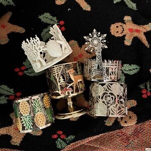 Bath and body works candle holder set